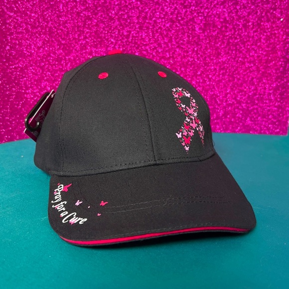 Cap - PRAY FOR A CURE - October is Breast Cancer Awareness - Picture 2 of 5